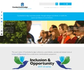 Cumberlandlodge.ac.uk(Inspiring Conversations & Learning) Screenshot