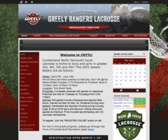 Cumberlandmelax.org(Lacrosse) Screenshot