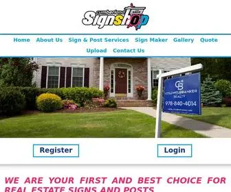 Cumberlandsignshop.com(Cumberland Sign Shop) Screenshot