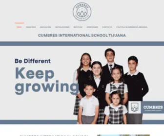 Cumbrestijuana.com(Cumbres International School Tijuana) Screenshot