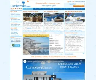 Cumbrevillas.com(Houses for Sale in Spain) Screenshot