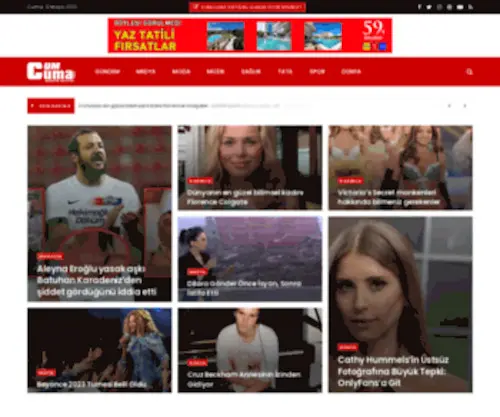 Cumcuma.com(Türkiye'nin En Kaliteli Magazin Gazetesi) Screenshot