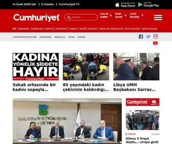 Cumhuriyet.com(Cumhuriyet Gazetesi) Screenshot