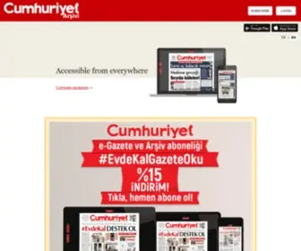 Cumhuriyetarsivi.com(Cumhuriyet) Screenshot