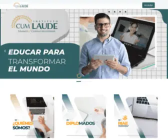 Cumlaude.mx(Moodle) Screenshot