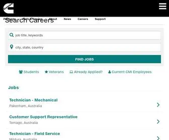 Cummins-Australia.jobs(Cummins South Pacific Jobs) Screenshot