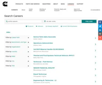 Cummins.jobs(All Jobs/Careers) Screenshot