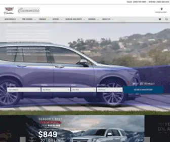 Cumminscadillac.com(Cummins Cadillac in WEATHERFORD) Screenshot