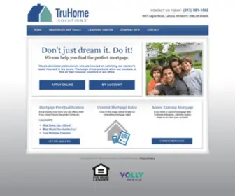 Cumortgagecenter.com(TruHome Solutions) Screenshot