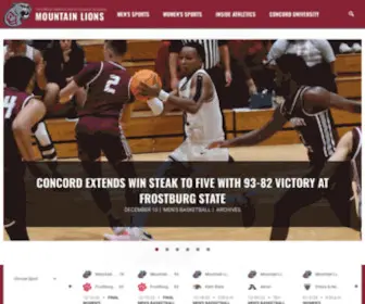 Cumountainlions.com(Concord University Athletics) Screenshot