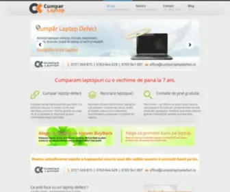 Cumparlaptopdefect.ro(Cumpar Laptop Defect) Screenshot