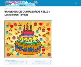 Cumpleanosimagenes.org(Cumpleanosimagenes) Screenshot