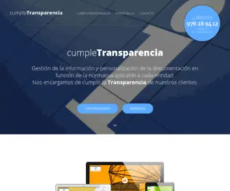Cumpletransparencia.es(Plan de Transparencia y Buen Gobierno) Screenshot