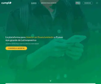 Cumplo.cl(Financiamiento) Screenshot