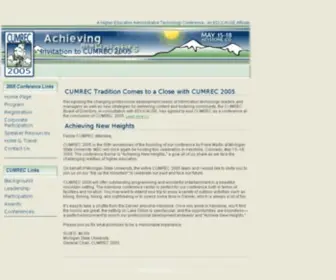 Cumrec.org(cumrec) Screenshot