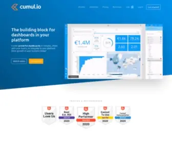 Cumul.io(Customer-Facing Analytics for SaaS platforms) Screenshot