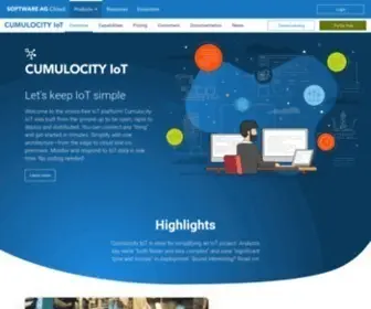 Cumulocity.com(Cumulocity IoT) Screenshot