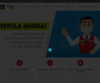 Cunamas.gob.pe(Programa Nacional CUNA MÁS) Screenshot