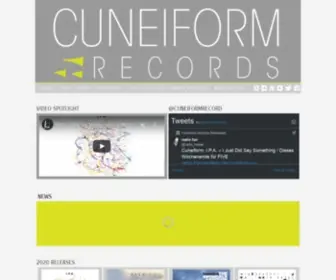 Cuneiformrecords.com(CUNEIFORM RECORDS) Screenshot
