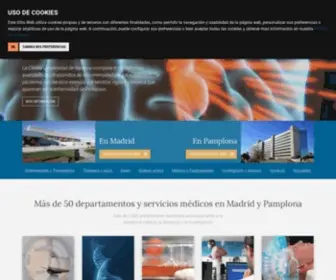 Cun.es(Clínica Universidad de Navarra) Screenshot