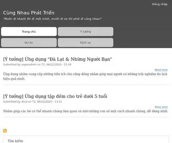 Cungnhauphattrien.com(Trang chủ) Screenshot