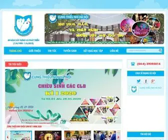 Cungthieunhi.org.vn(Cung thi) Screenshot