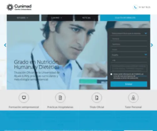 Cunimad.edu.es(Cunimad) Screenshot
