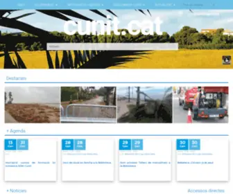 Cunit.cat(Ajuntament de Cunit) Screenshot