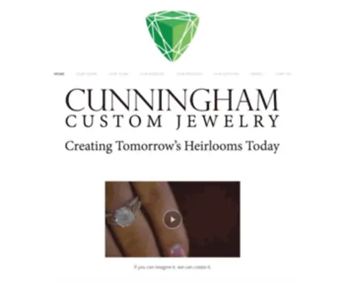 Cunninghamcustomjewelry.com(Cunningham Custom Jewelry) Screenshot