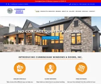 Cunninghamwindows.com(Santa Ana) Screenshot