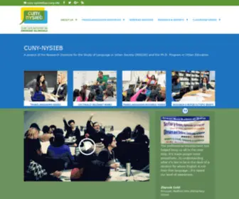 Cuny-Nysieb.org(CUNY-NYS Intiative On Emergent Bilinguals) Screenshot