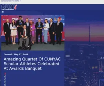 Cunyathletics.com(CUNY Athletic Conference) Screenshot