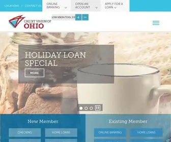 Cuofohio.org(CU of Ohio) Screenshot