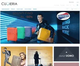 Cuoieria.com(Cuoieria Shop on) Screenshot