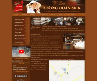 Cuonghoansilk.com.vn(Cường Hoàn Silk) Screenshot