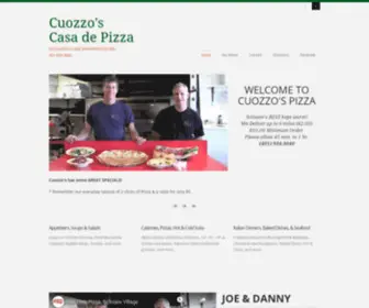 Cuozzospizza.com(Cuozzo's Pizza and Restaurant) Screenshot