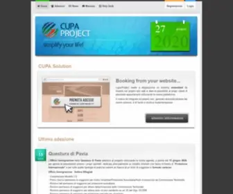 Cupa-Project.it(Prenotazione appuntamenti cupa cup) Screenshot