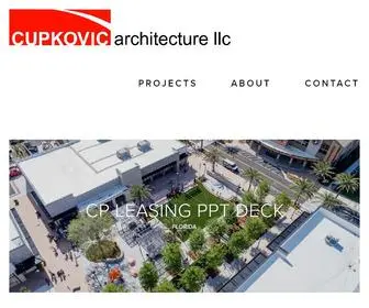 Cuparc.com(Cupkovic Architecture) Screenshot