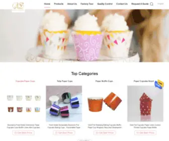 Cupcakepapercups.com(Quality Cupcake Paper Cups & Tulip Paper Cups factory from China) Screenshot
