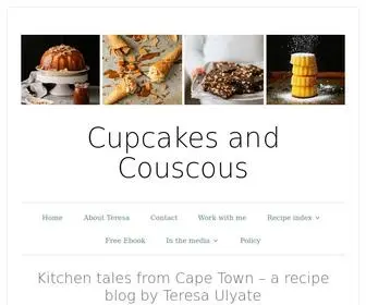 Cupcakesandcouscous.com(Kitchen tales from Cape Town) Screenshot