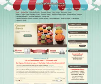 Cupcakestand.com.au(Buy Cupcake Stand in Australia) Screenshot