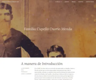 Cupello-Osorio-Menda.com(Familia Cupello Osorio Menda) Screenshot