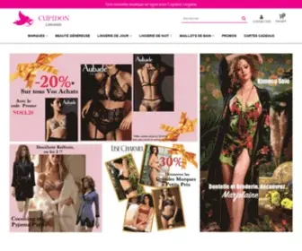 Cupidonlingerie.fr(Retrouvez les plus grandes marque de lingerie de luxe. Toutes nos marques) Screenshot