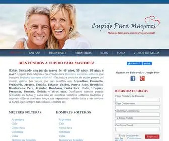 Cupidoparamayores.com(Busca Pareja en Linea Mayor de 40) Screenshot