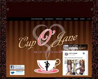 Cupojane.biz(The cup that gets you up) Screenshot