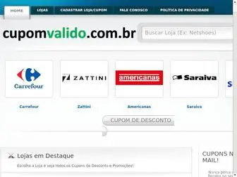Cupomvalido.com.br(Cupom) Screenshot
