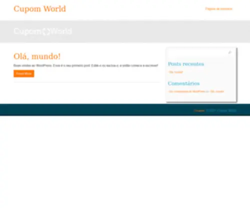 CupomWorld.com.br(Os melhores cupom de desconto) Screenshot