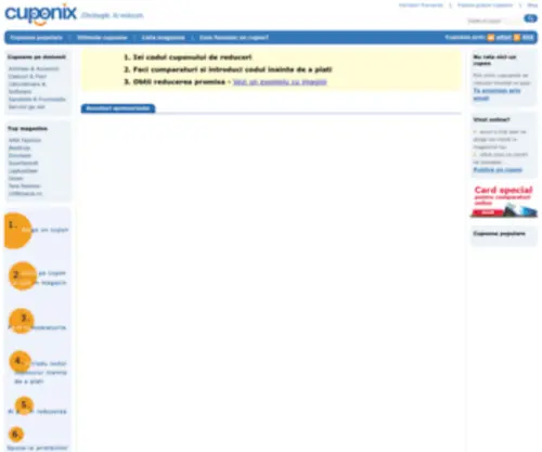 Cuponix.ro(Cupoane de reduceri) Screenshot