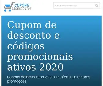 Cupons-Dedescontos.com(Cupons) Screenshot