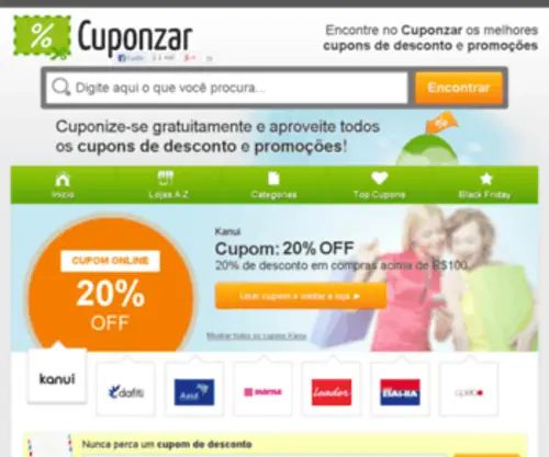 Cuponzar.com.br(Cupons) Screenshot